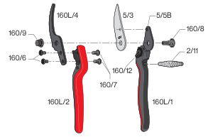 Spare parts for FELCO 160L