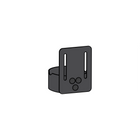 19/90 Flansch mit Gürtelclip