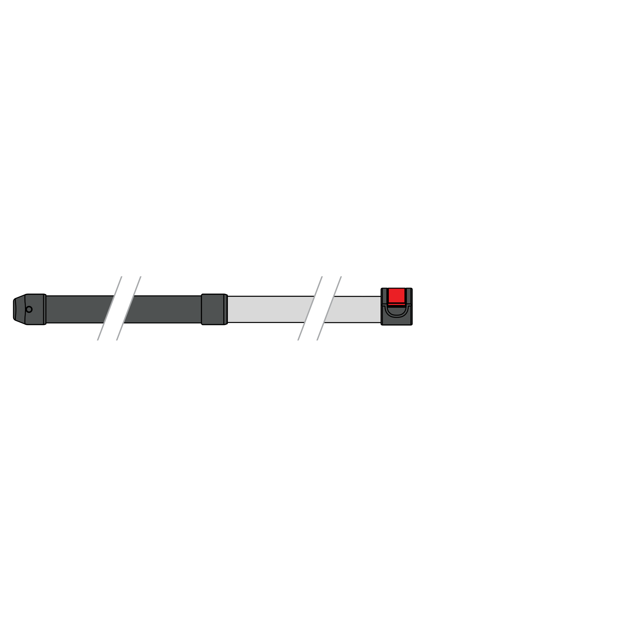 684/90 Tube inférieur