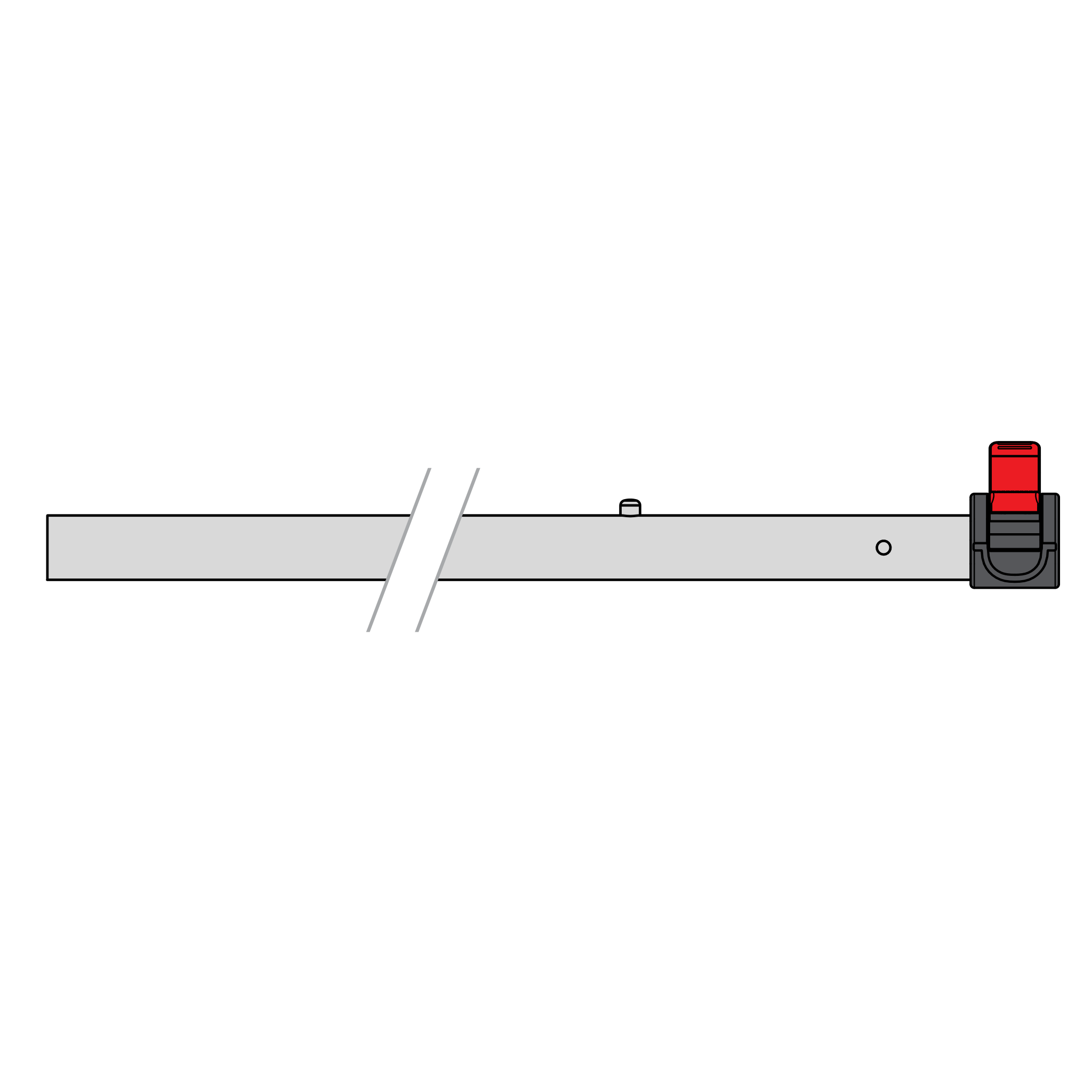 684/92 Tube intermédiaire supérieur