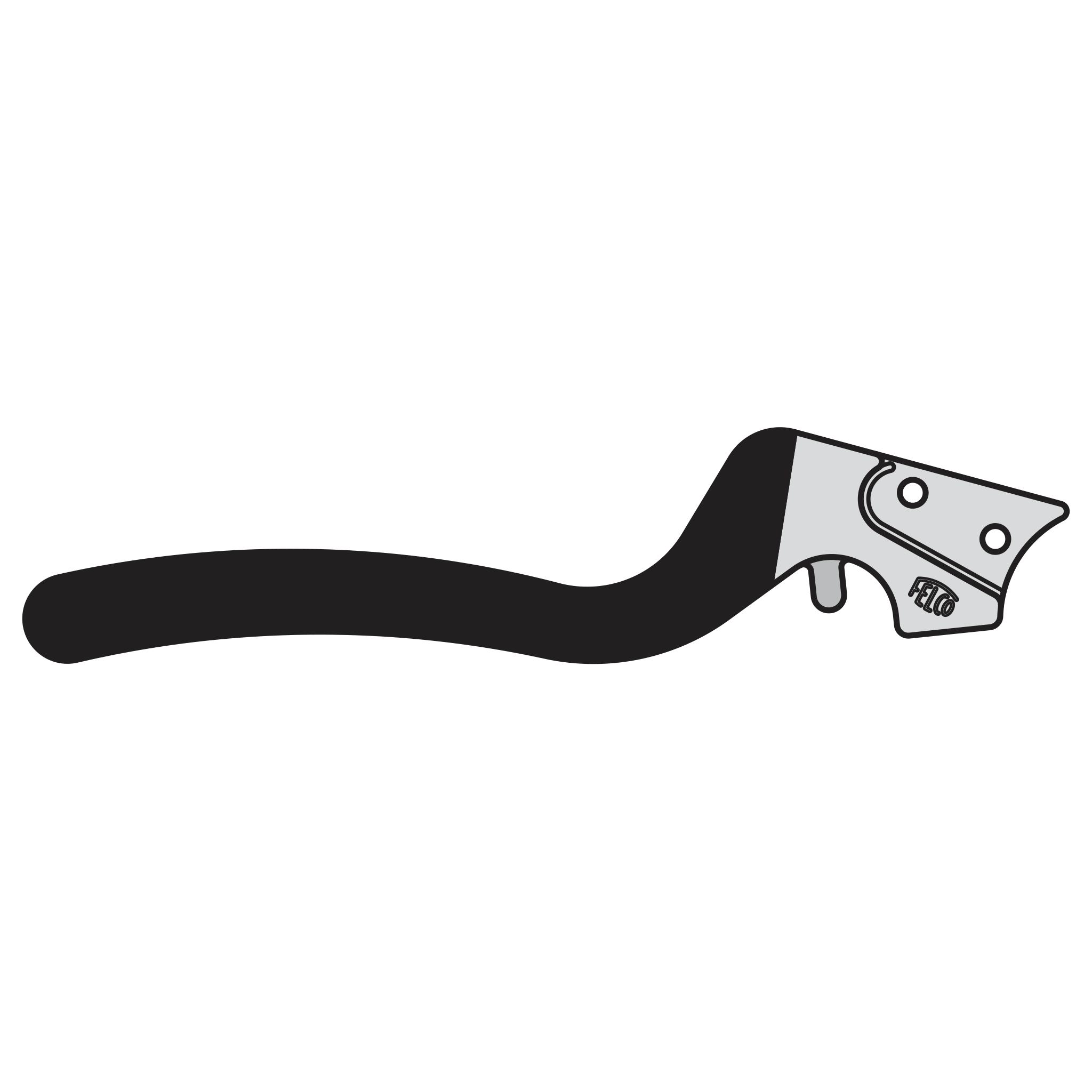 9/2 Complete handle assembly without counter blade - Product - Main View
