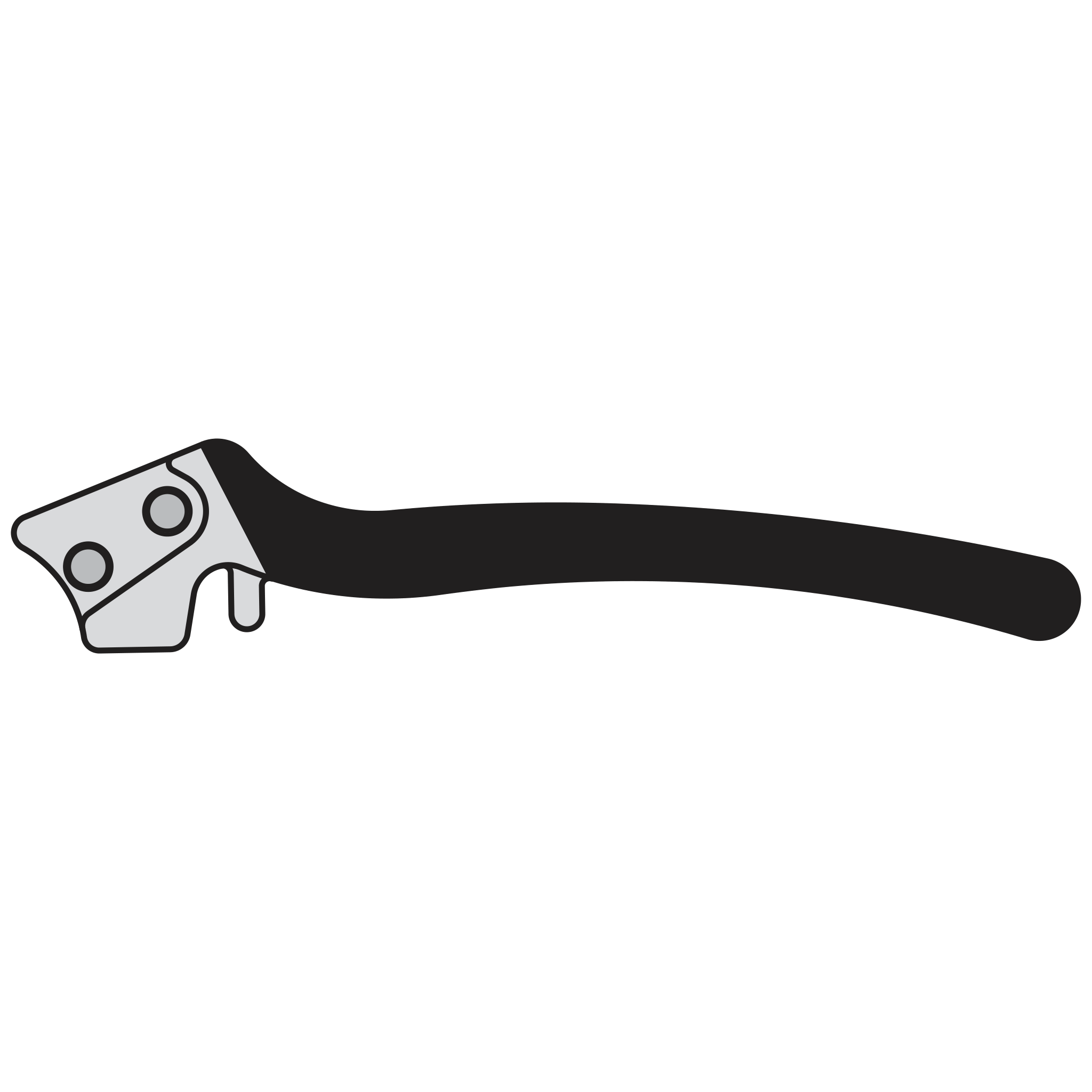 11/2 Complete handle assembly without counter blade - Product - Main View