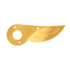 2/3 F-Gold Klinge mit F-Gold-Beschichtung