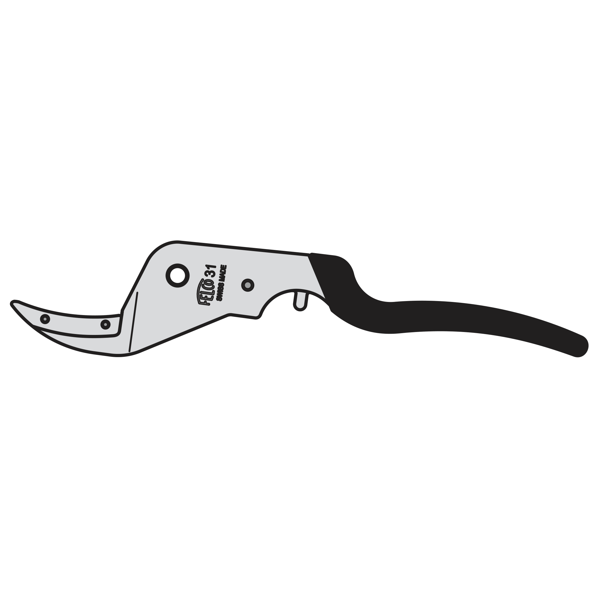 31/2 Complete handle assembly without anvil - Product - Main View