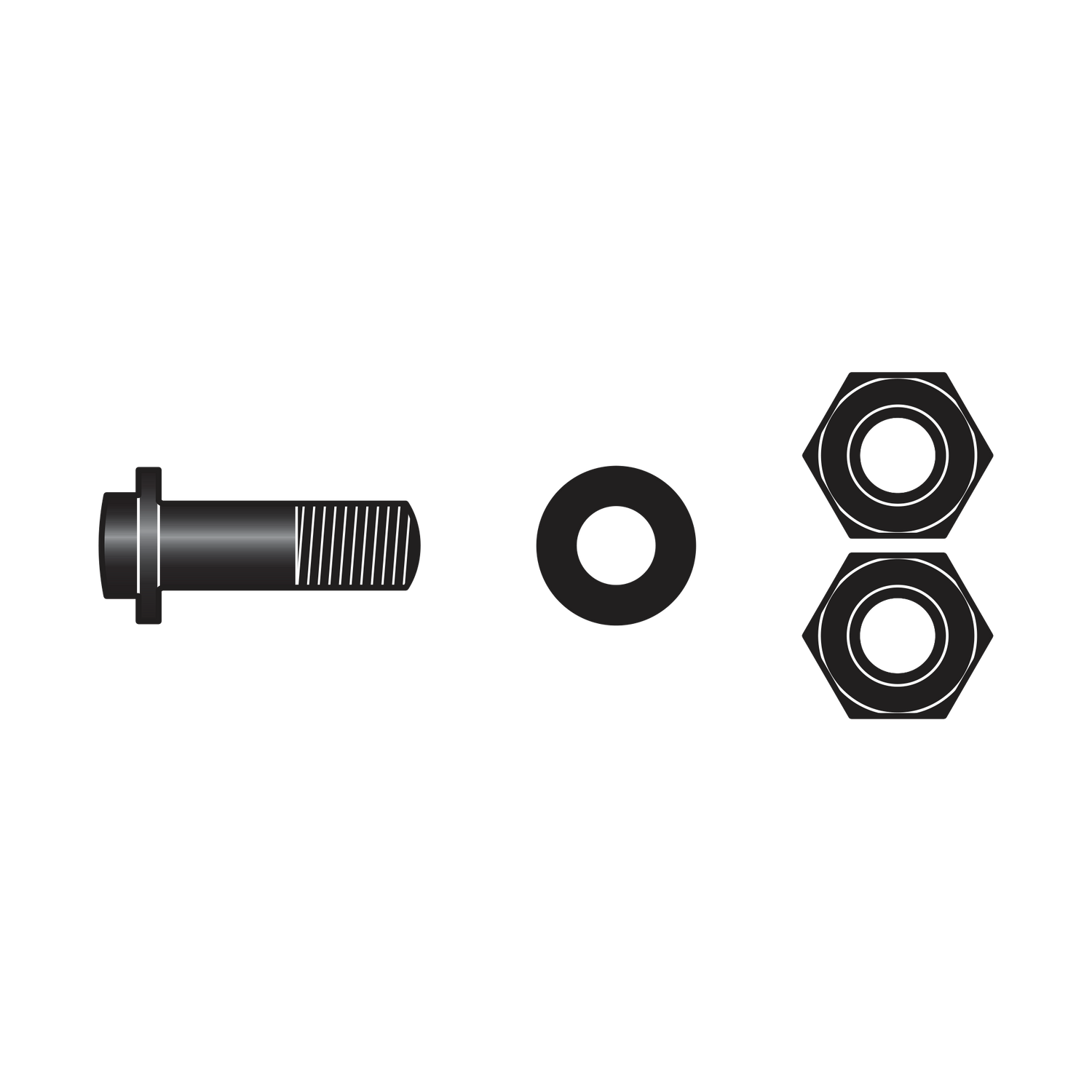 C16/90 Kit: bolt, washer, nuts - Product - Main View