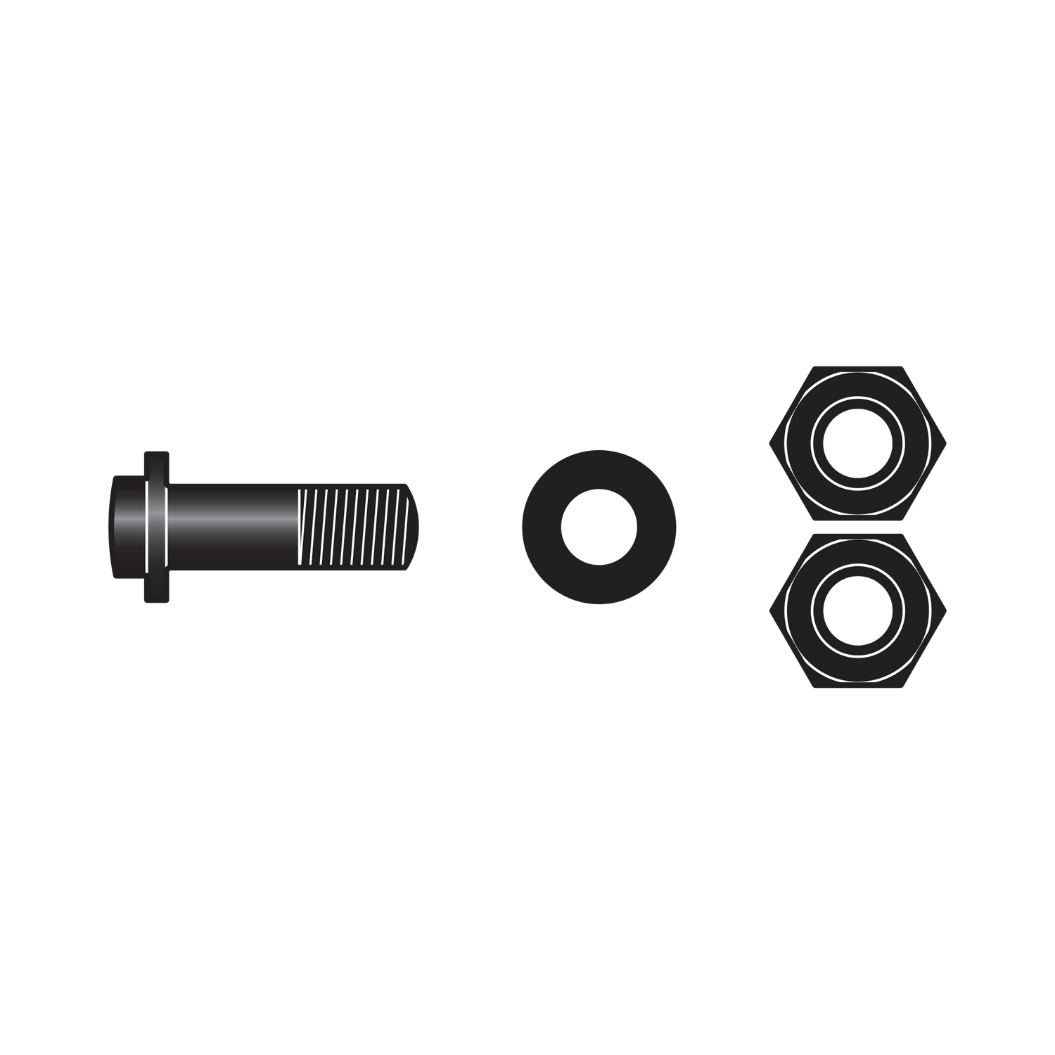 C9/90 Kit: bolt, washer, nuts - Product - Main View