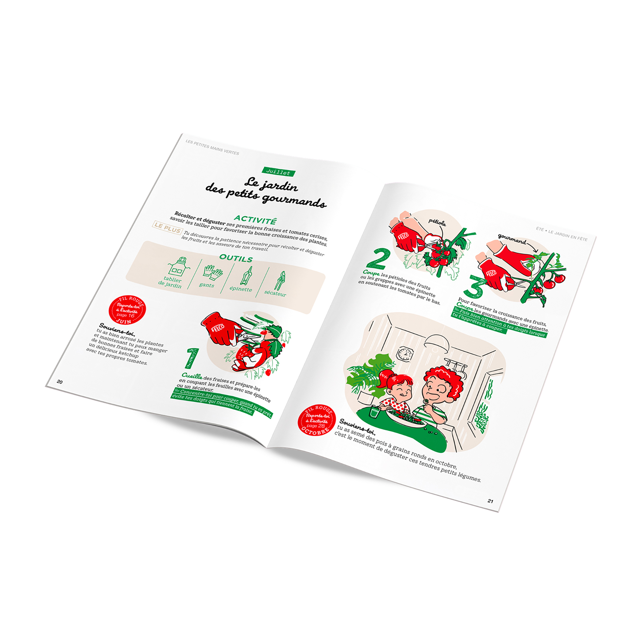 Les petites mains vertes