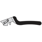 12/2 Complete handle assembly without counter blade