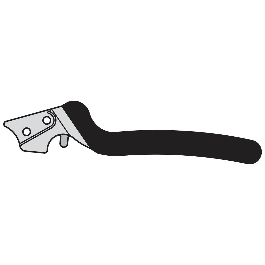 6/2 Complete handle assembly without counter blade - Product - Main View