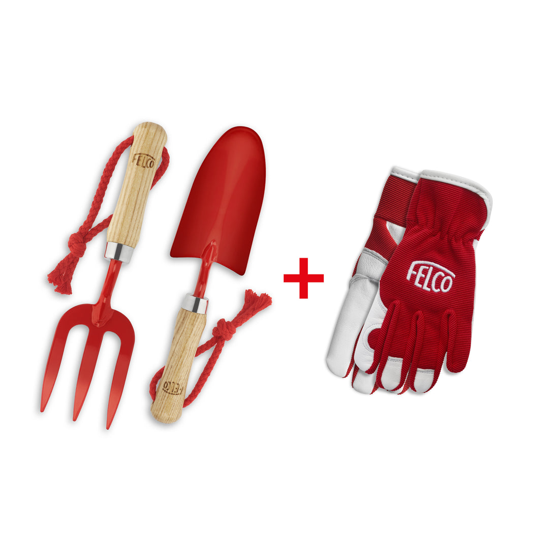 FELCO KIDS Pack : Gartengeräte + Handschuhe